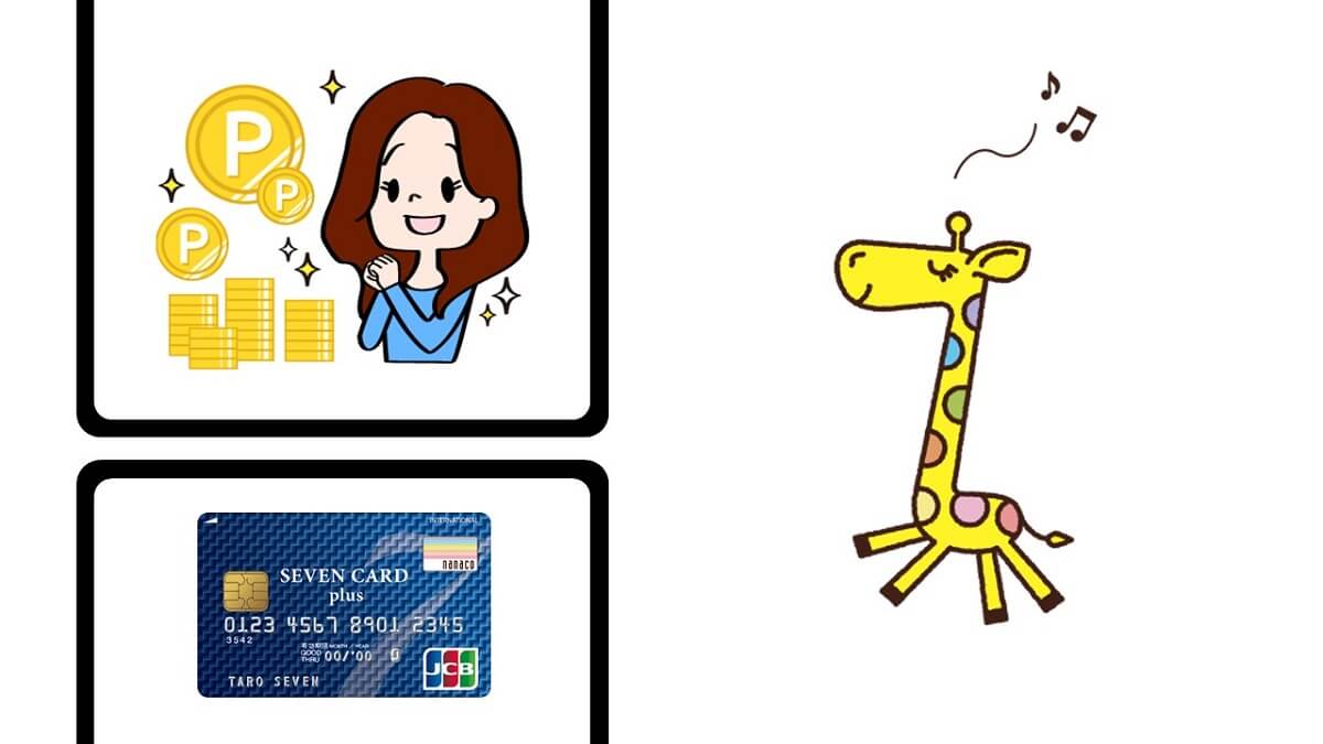 nanaco一体型クレジットカードのセブンカード・プラス